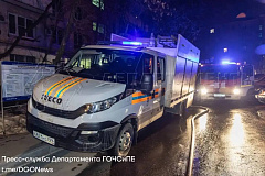 15 марта потушили пожар в СЗАО